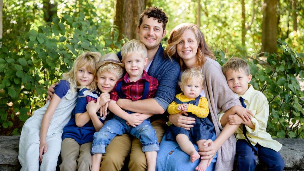 Montoya family in Piedmont park Atlanta Georgia