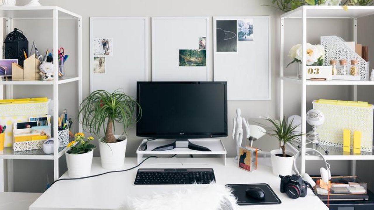 Clean Organized Simple Work Desk