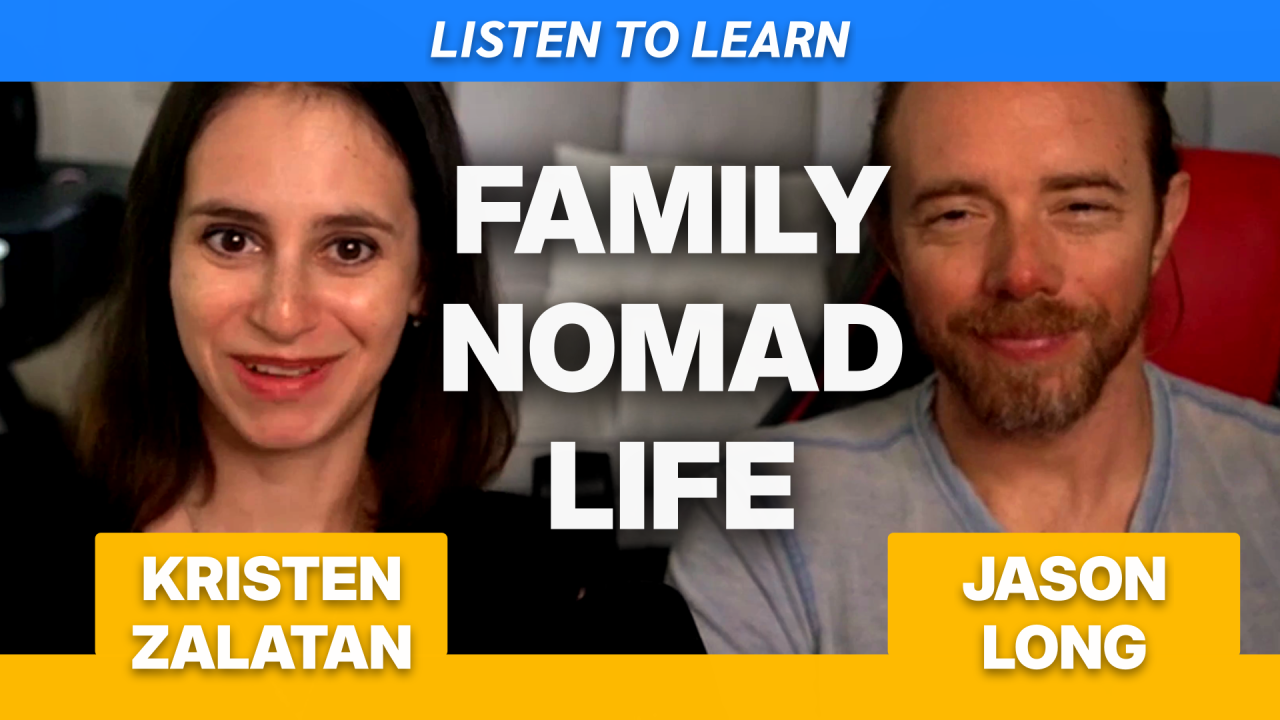 family nomad life promo graphic