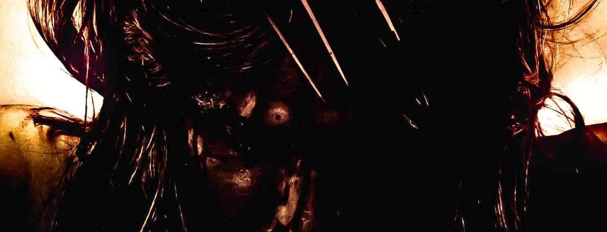 Jesus on the cross, closeup, illustration