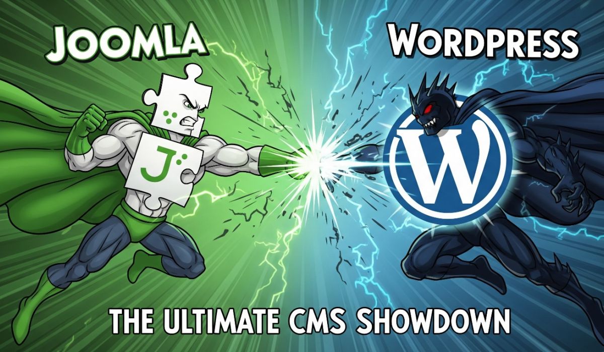 Joomla v wordpress showdown
