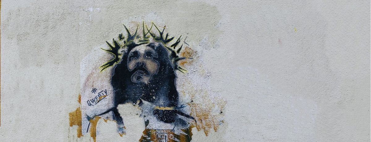 jesus painting crown of thorns