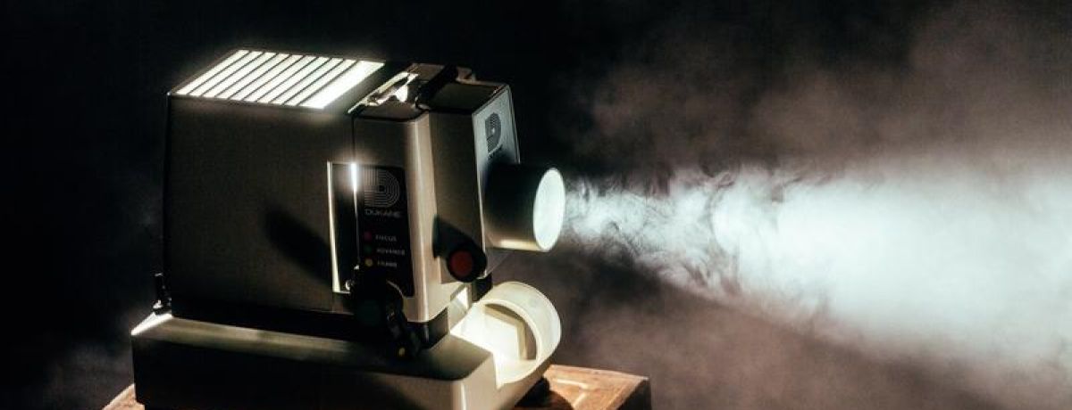 Projector With Smoke
