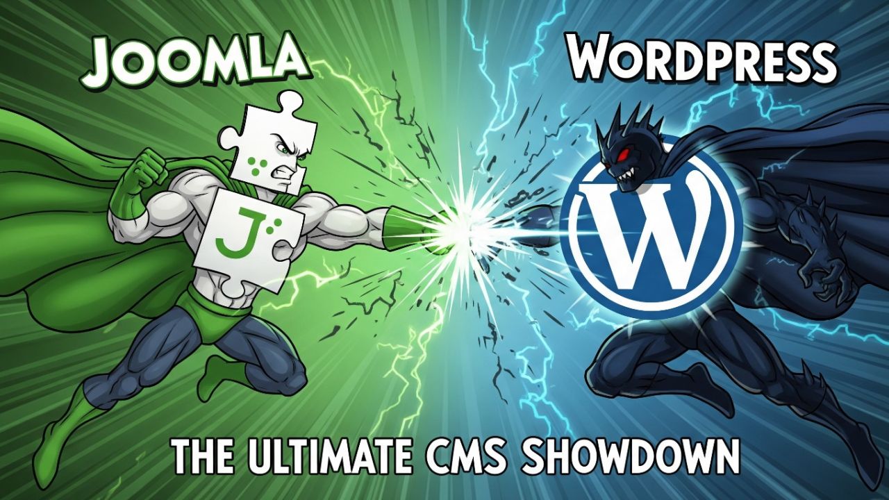 Joomla v wordpress showdown