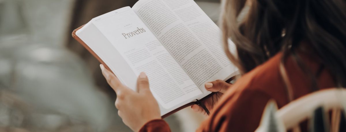 christian outdoors, reading the Bible