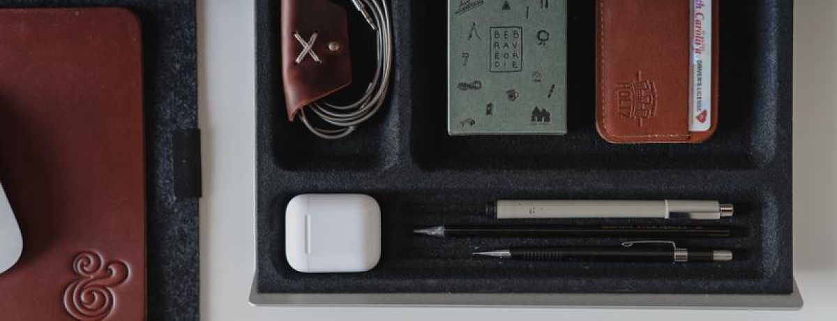 Organized Desktop Top View