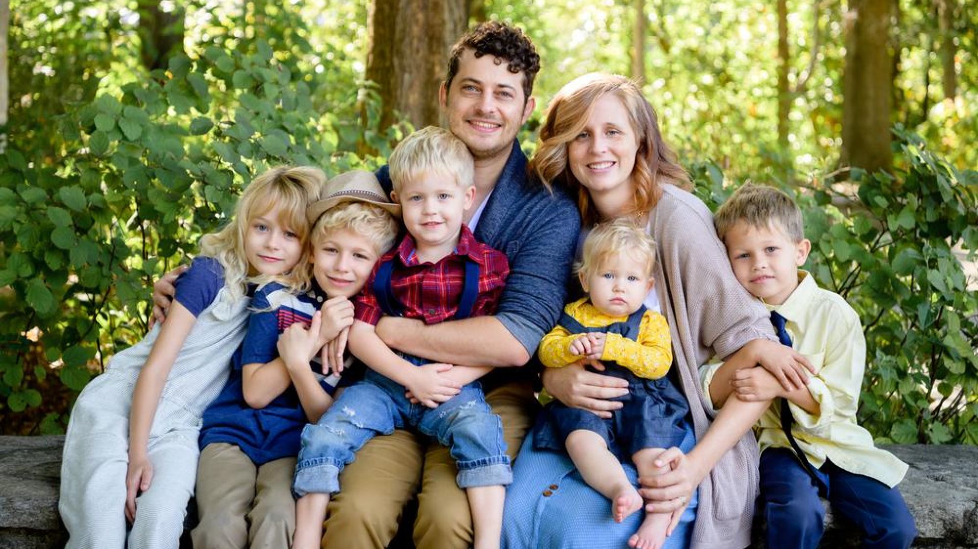 Montoya family in Piedmont park Atlanta Georgia