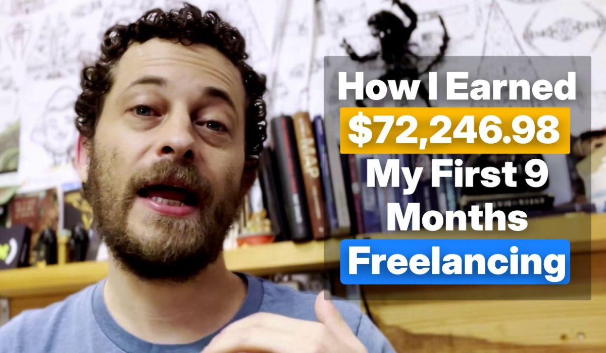 video thumb, how I earned 70k first year freelancing