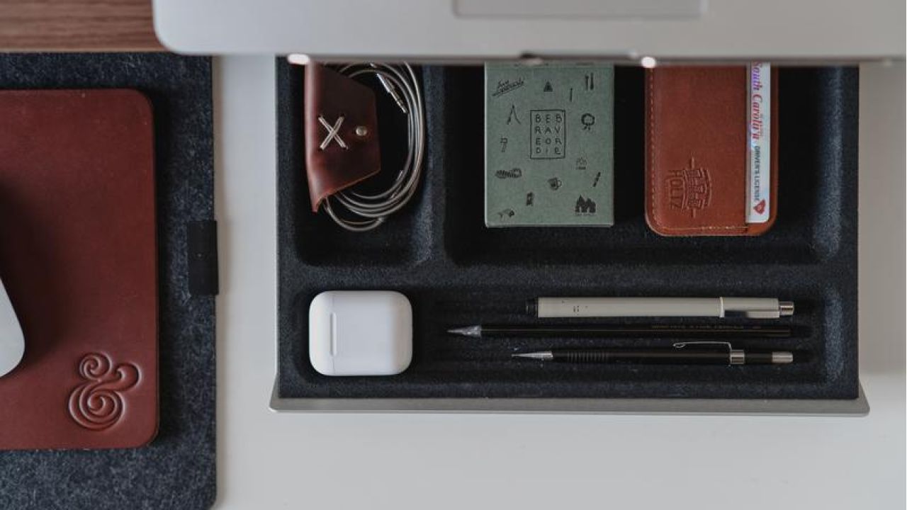 Organized Desktop Top View