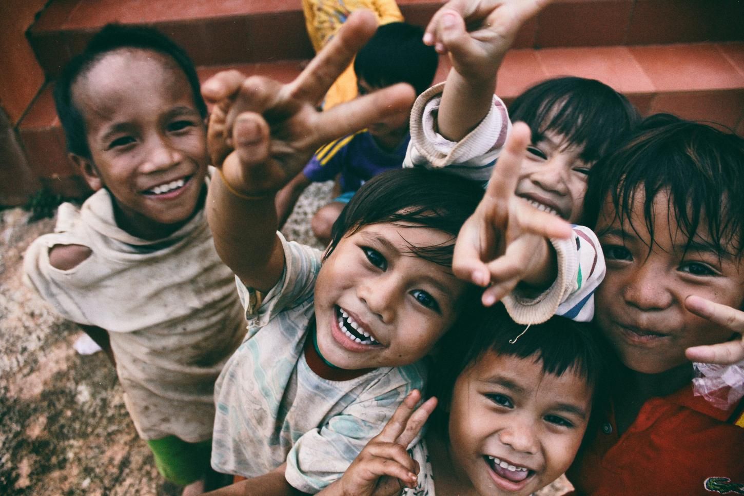 happy smiling kids