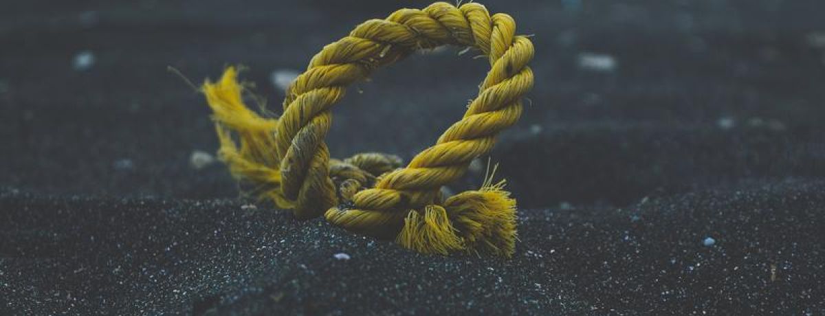 Rope Anchored to sand