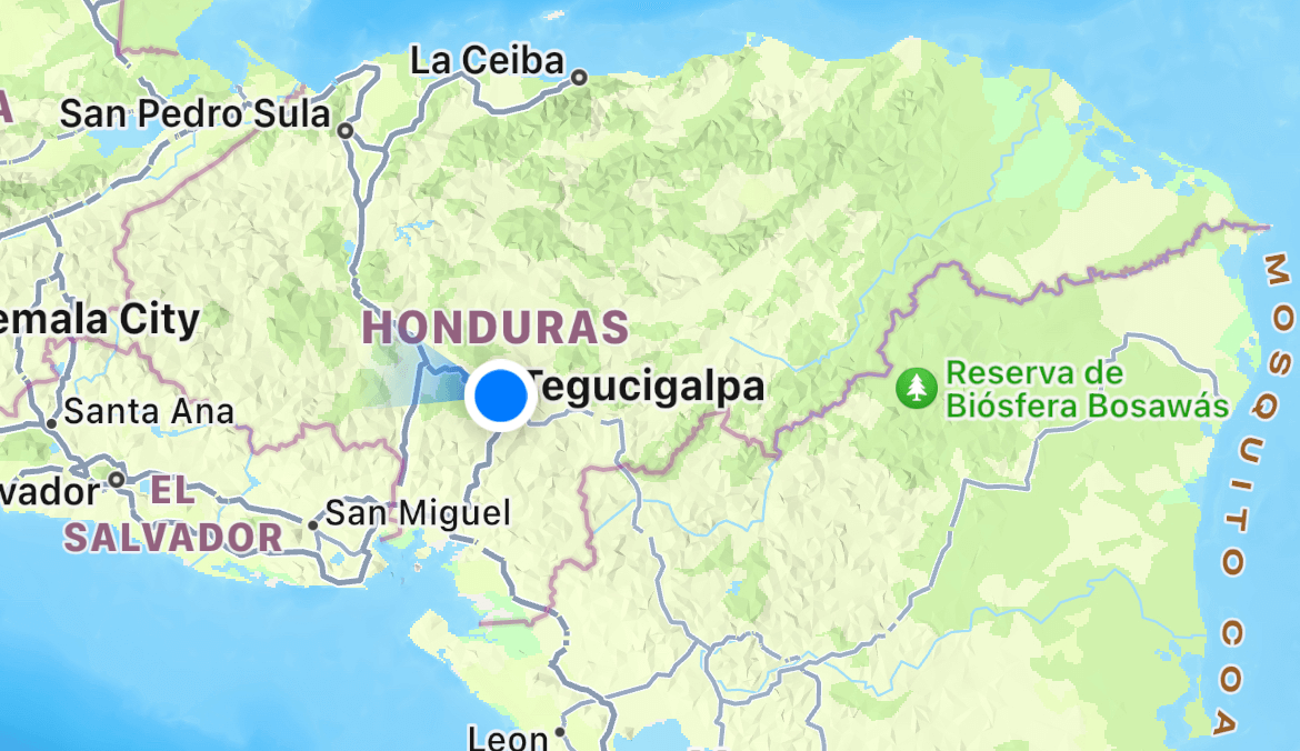 Tegucigalpa Map