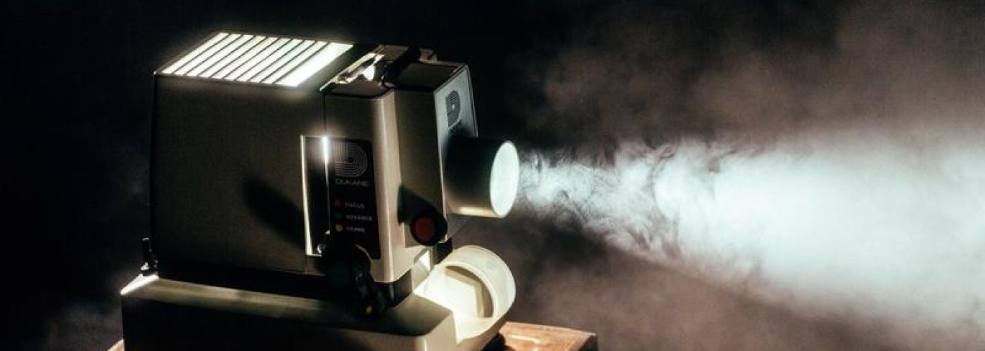 Projector With Smoke