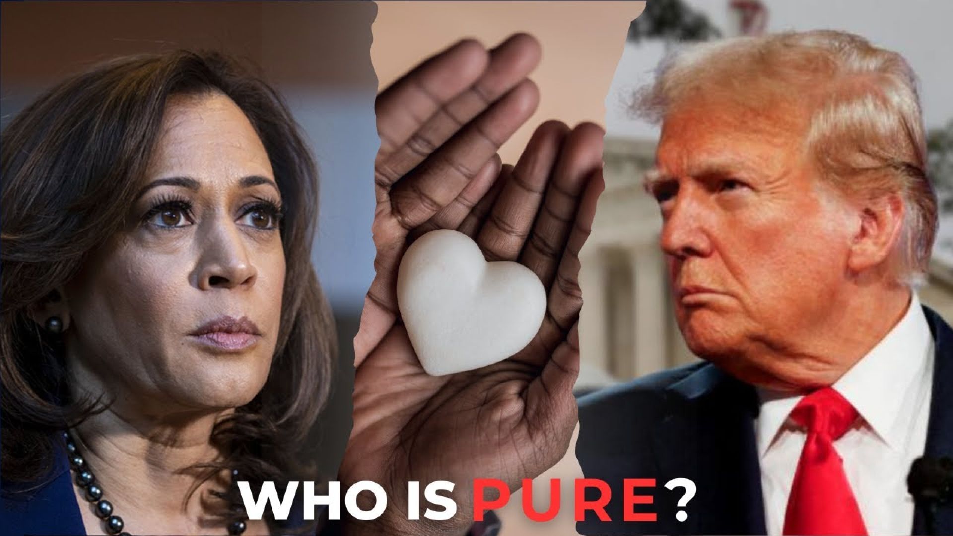 harris, trump, and the Beattiudes, Blessed Are the pure in heart
