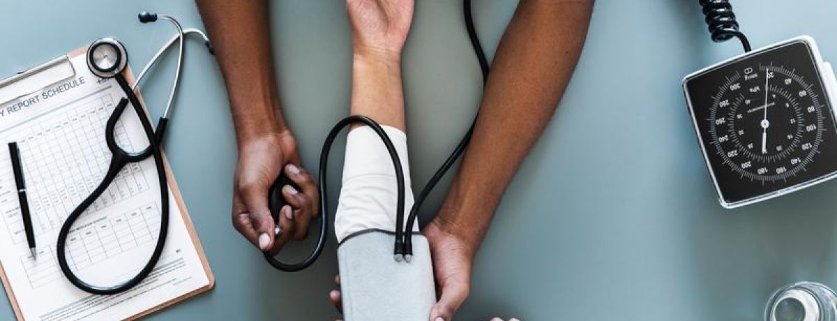 Person Checking a Pulse