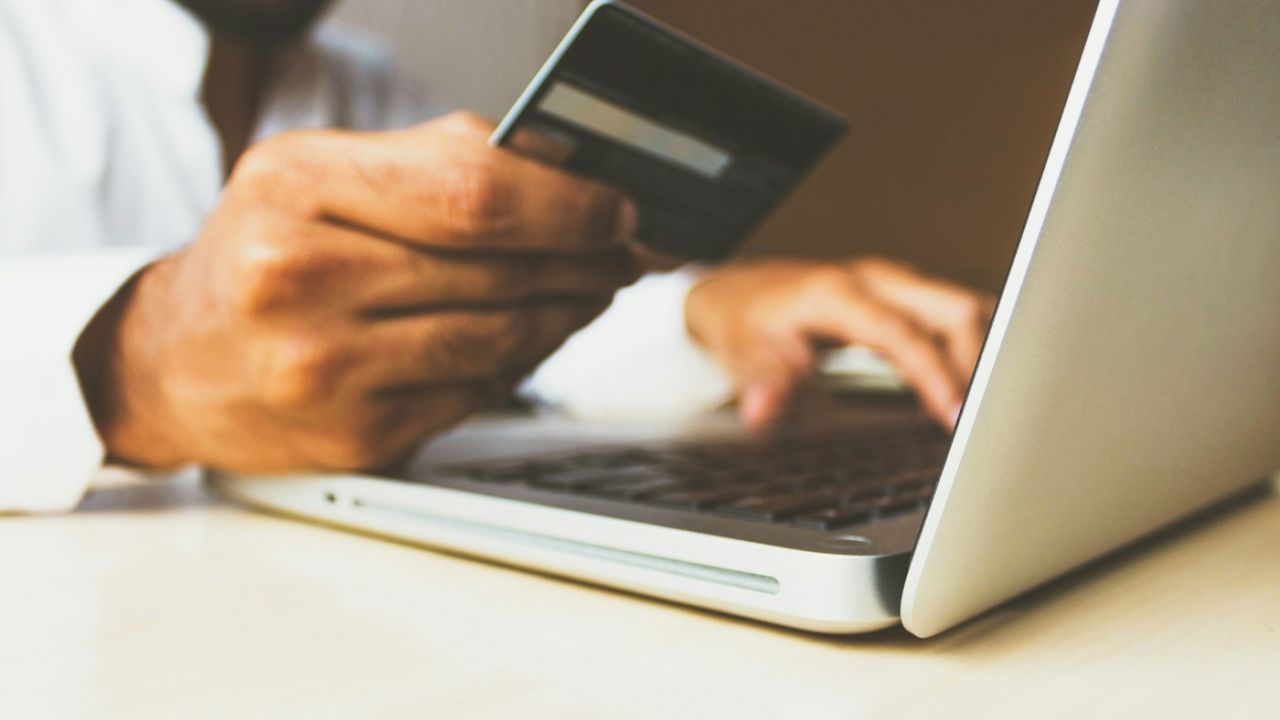 paying online, with credit card