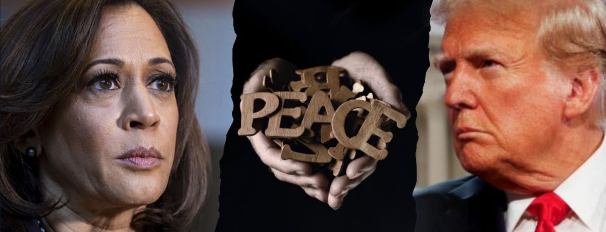 harris, trump, and the Beattiudes, Blessed Are the Peacemakers