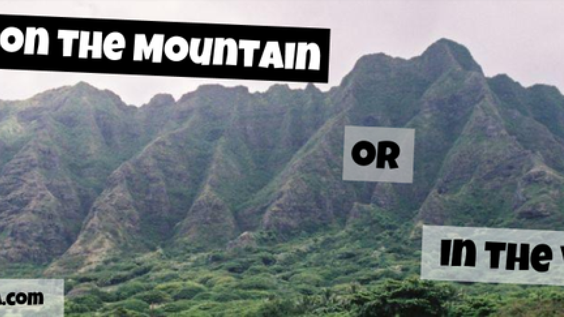 Hills and Valleys
