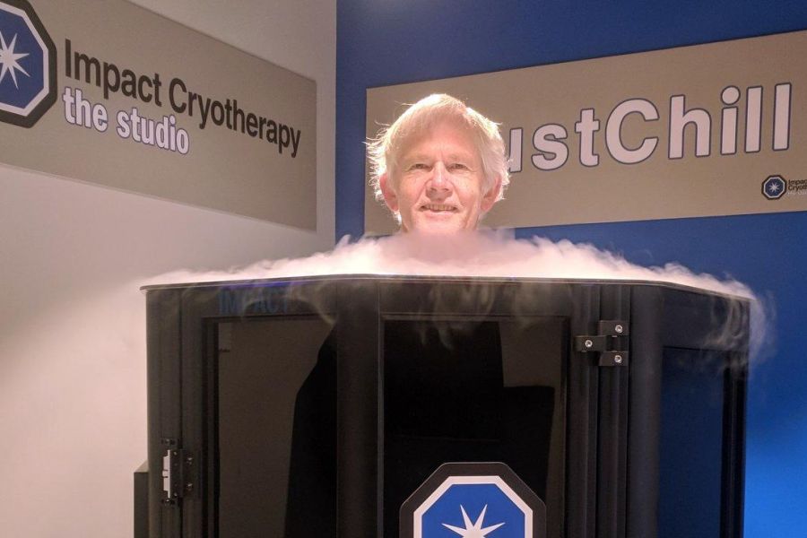 Don Neder in cryotherapy