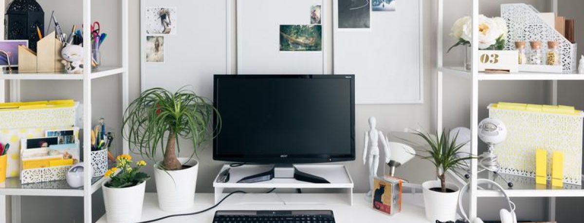 Clean Organized Simple Work Desk