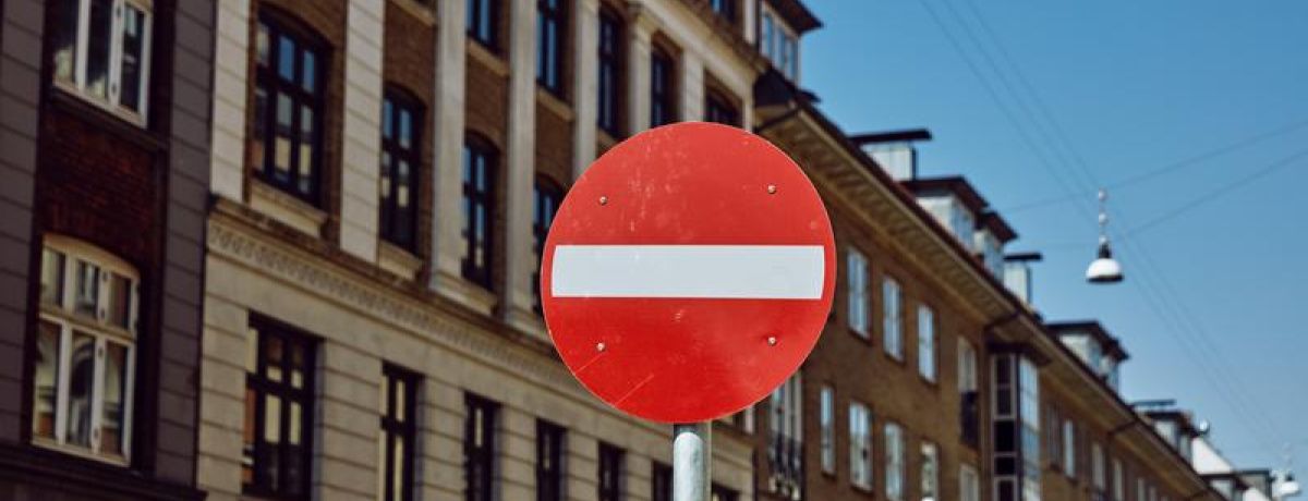 Negative Red Sign