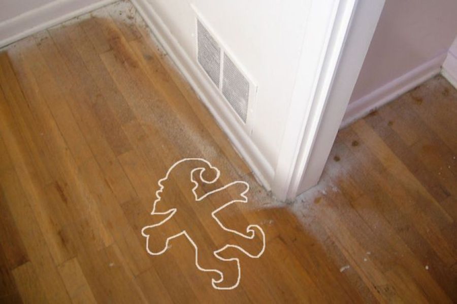 Elf chalk outline