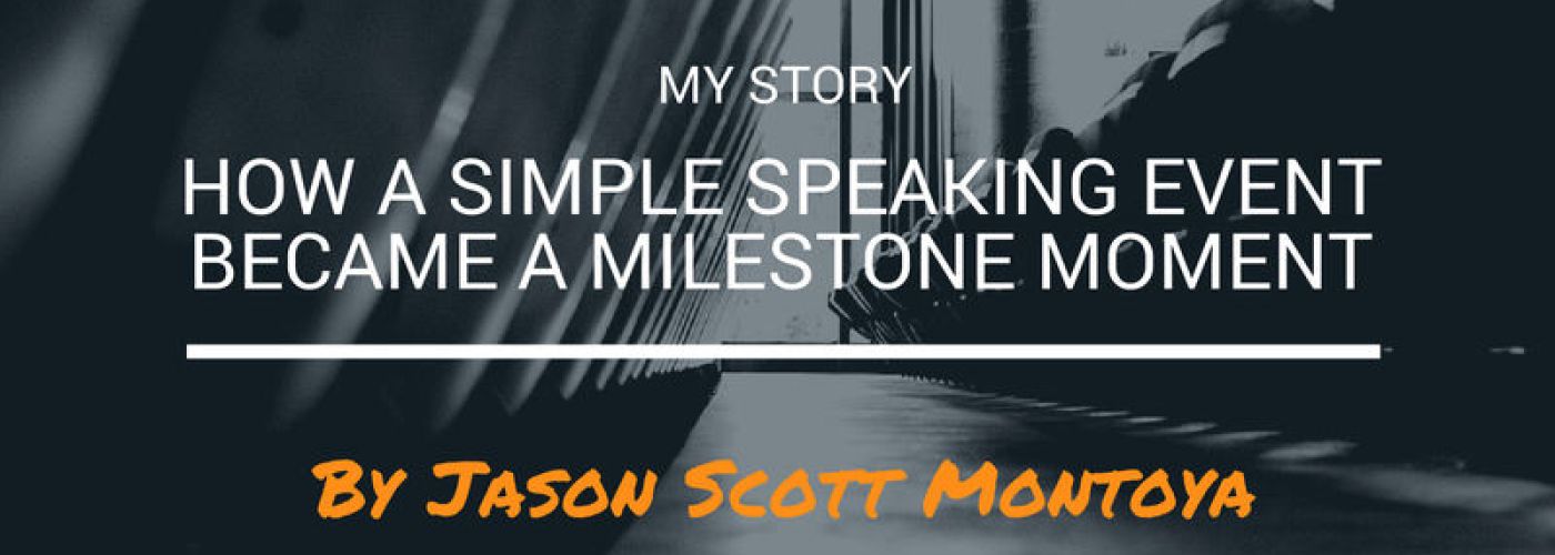 How A Simple Speaking Event Became A Milestone Moment