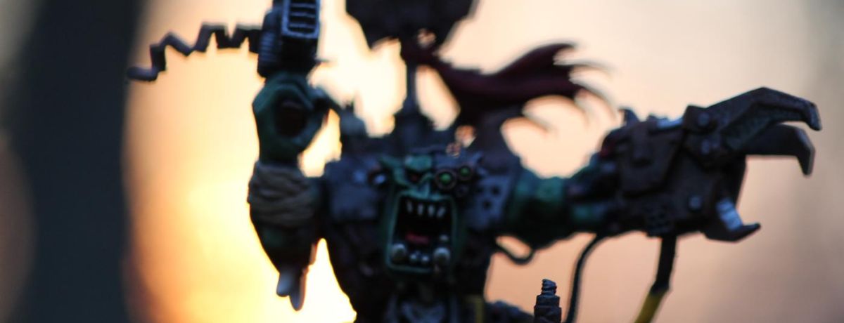 a scary warhammer figure