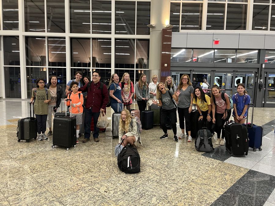 Our Global X Team arrives at the airport