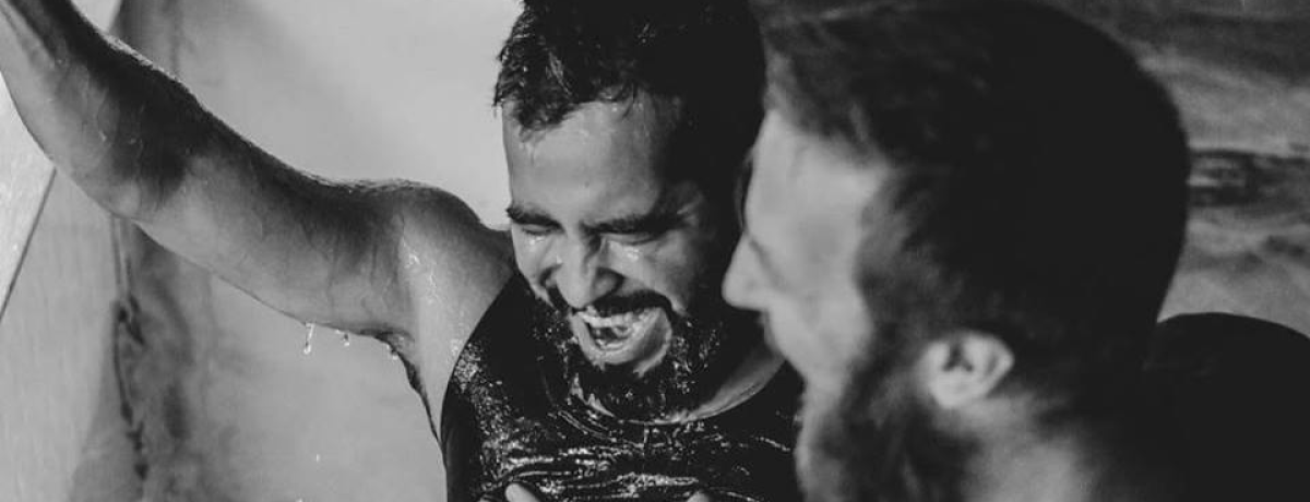 ivan alfaro gets baptized