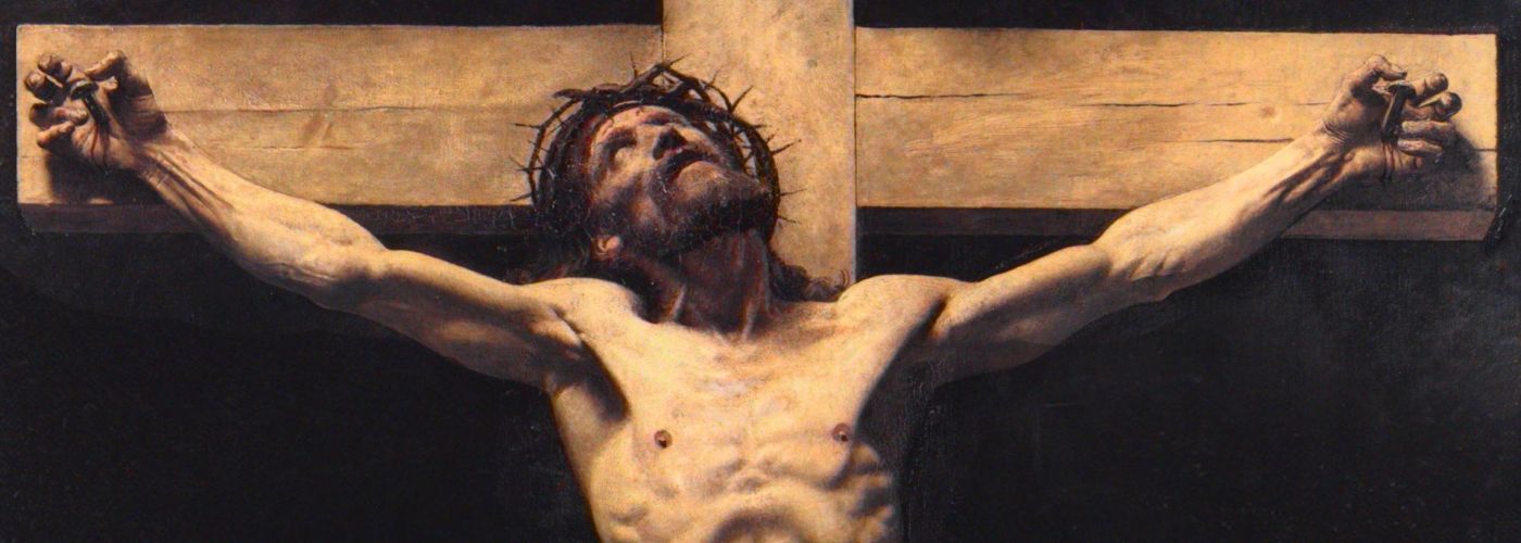 jesus crucified painting