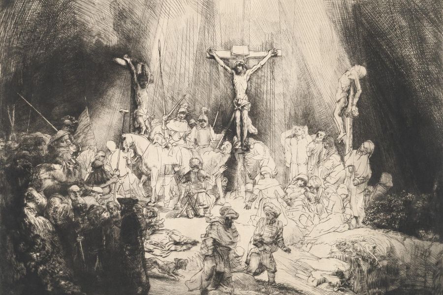 Christ Crucified between the Two Thieves (The Three Crosses), 1653