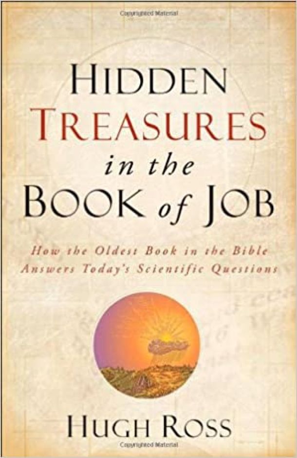 book cover, Hidden Treasures in the Book of Job: How the Oldest Book in the Bible Answers Today's Scientific Questions