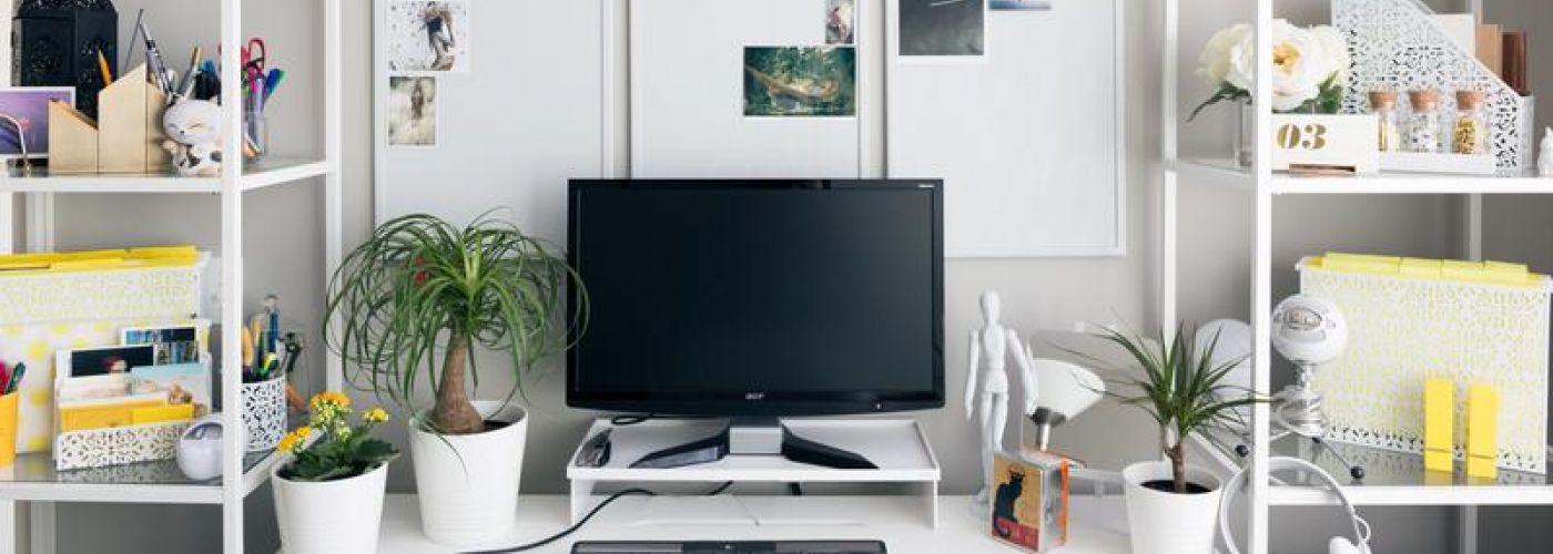 Clean Organized Simple Work Desk