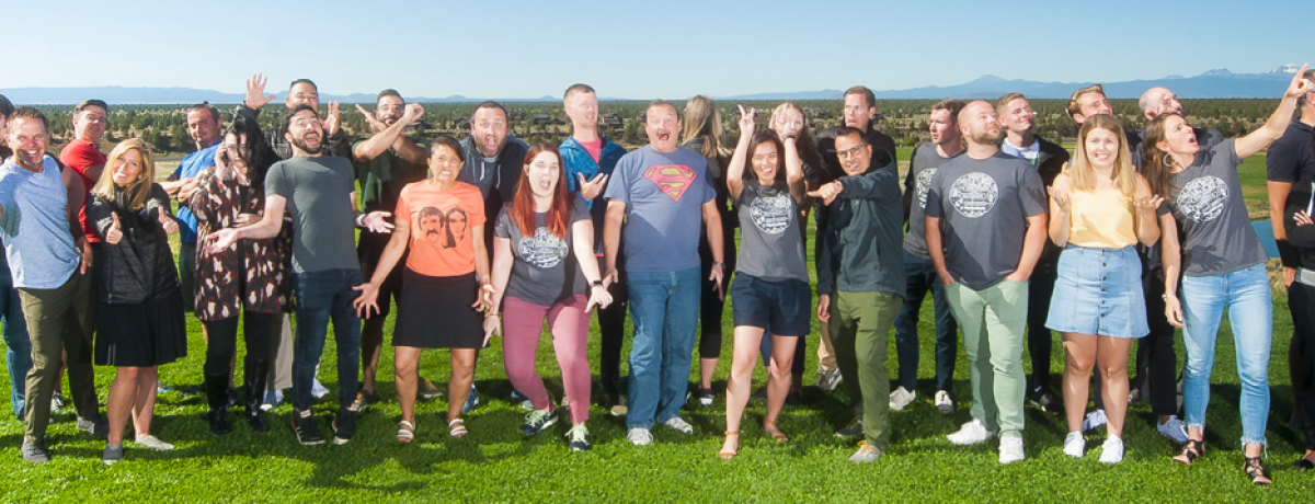 Pipeline CRM Team Photo Outdoors