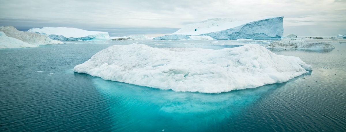 iceberg in the ocean