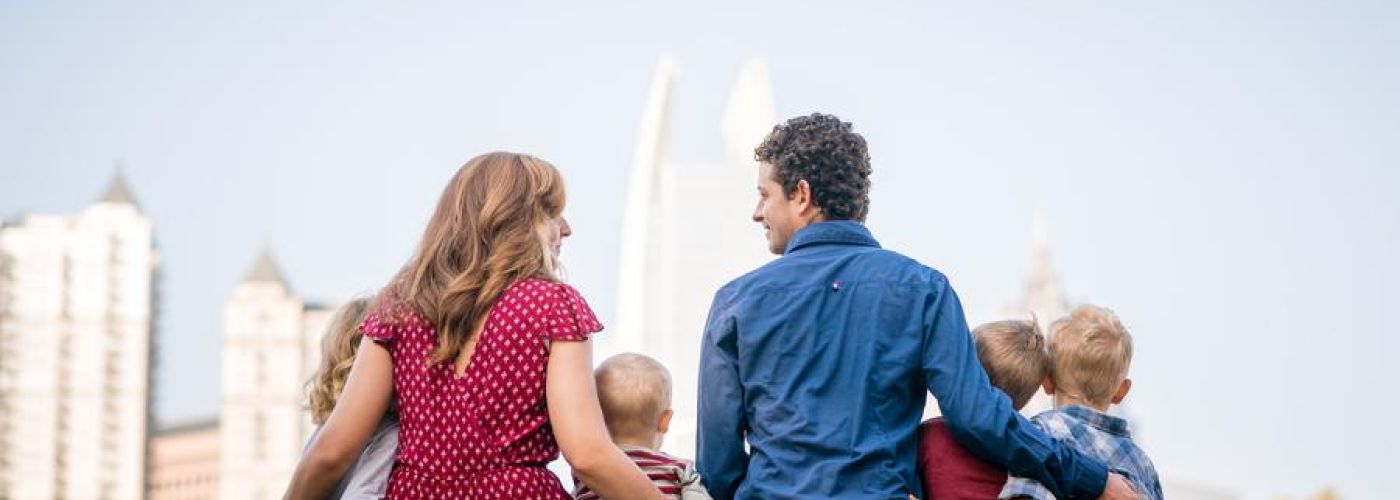 Montoya Family In Downtown Atlanta