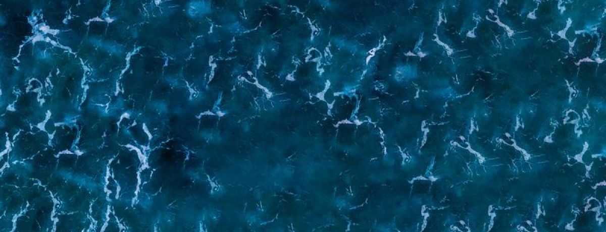 top view of the water / waves