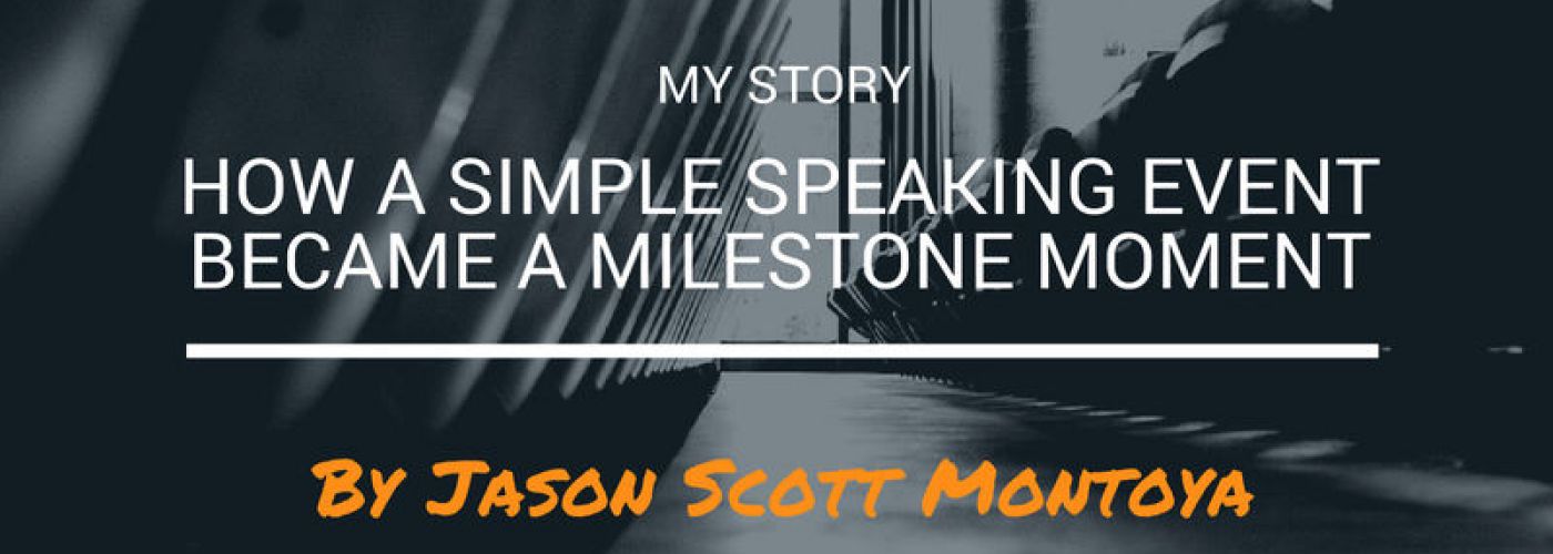How A Simple Speaking Event Became A Milestone Moment